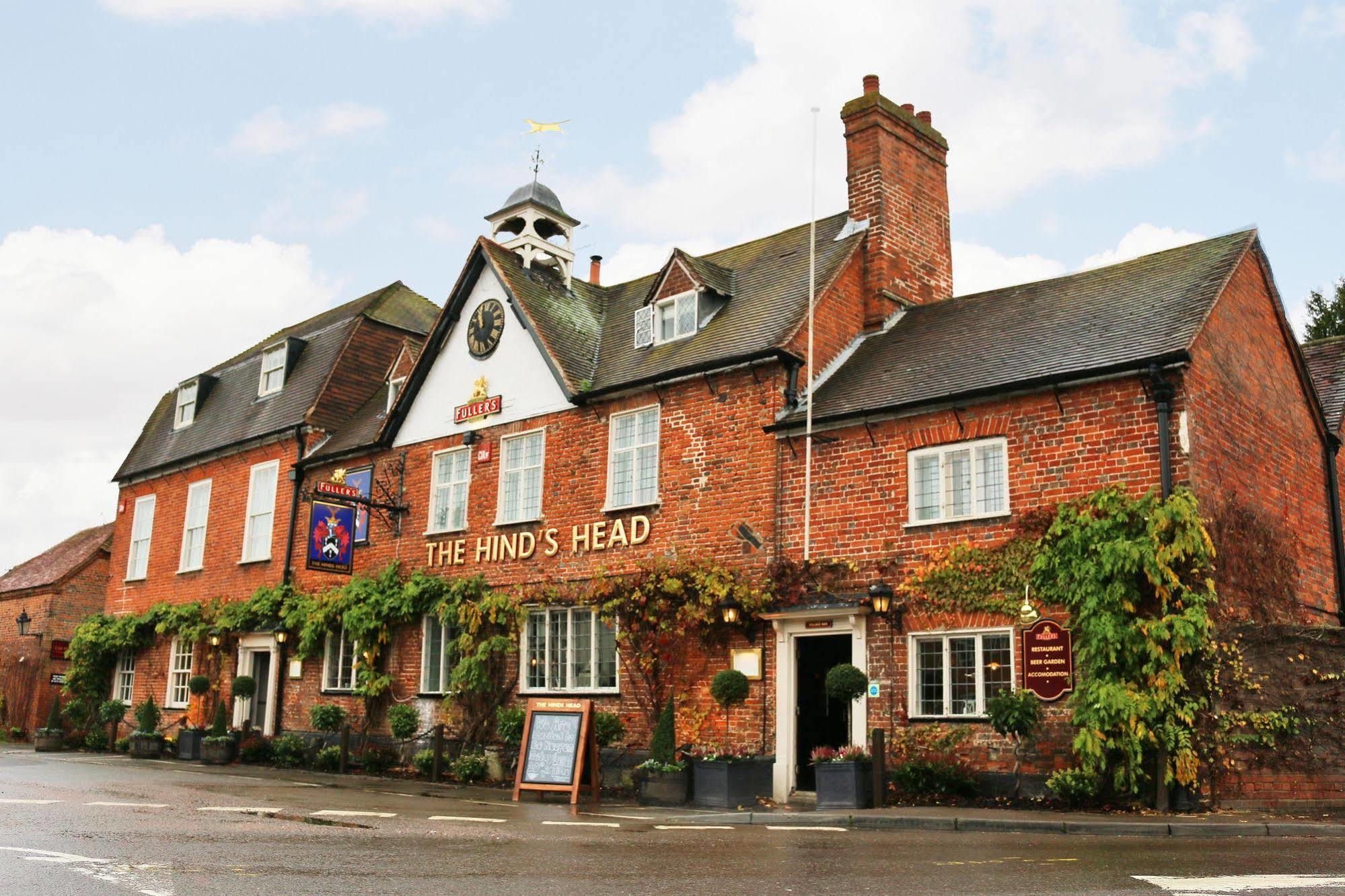 Hinds Head Otel Aldermaston Dış mekan fotoğraf